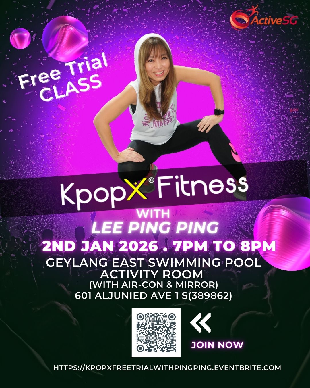 FREE KPOPX BY PINGPING (Geylang SPORT CENTRE)