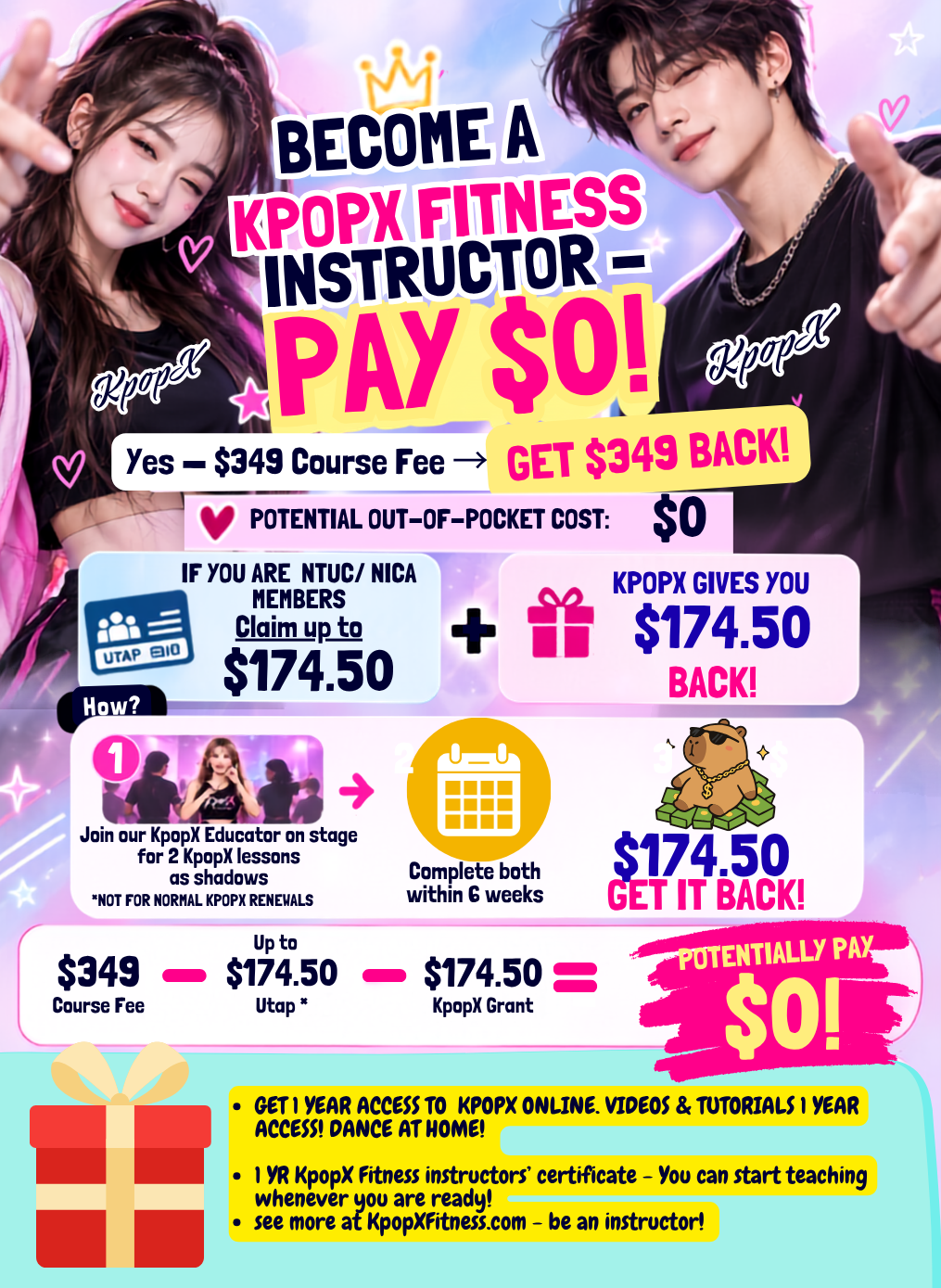 SINGAPORE KpopX Fitness instructors' course