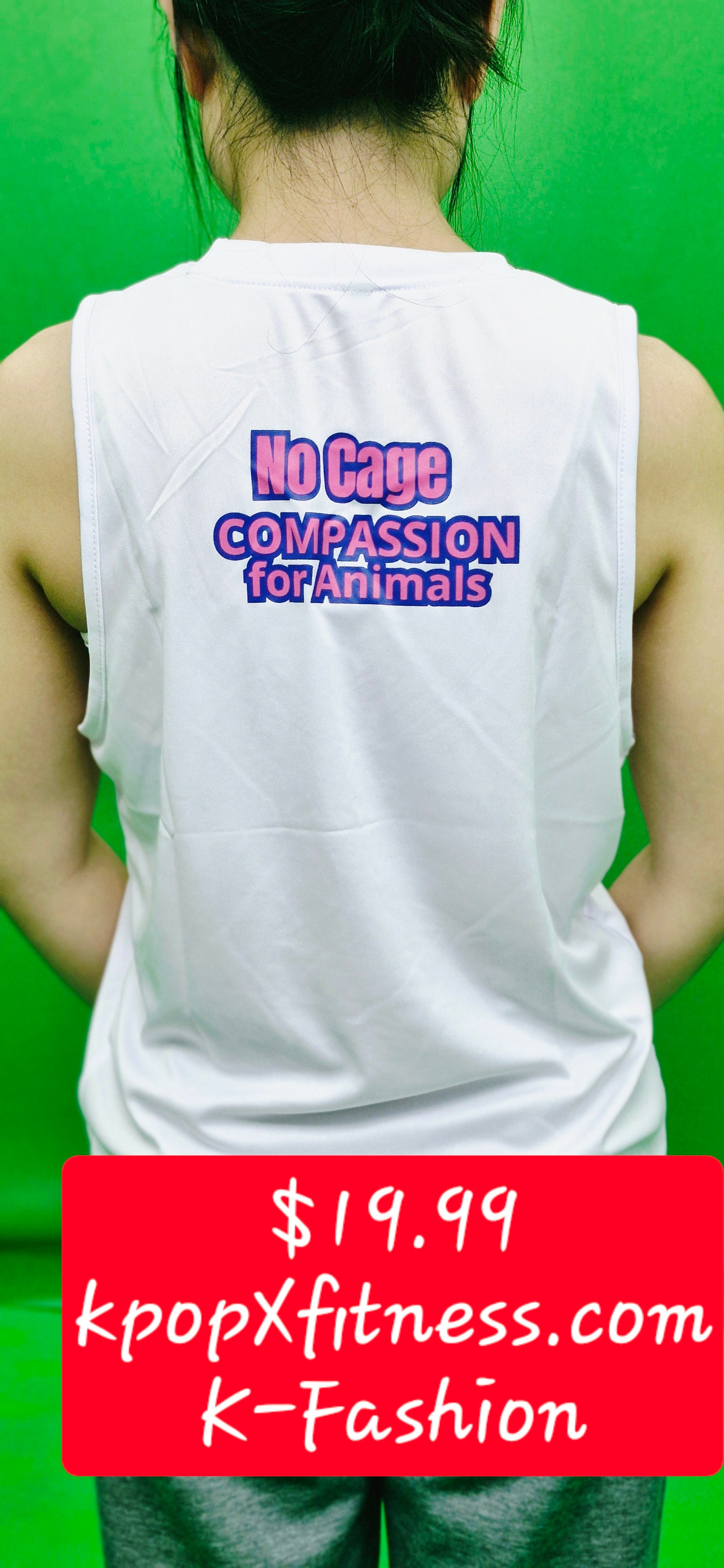 White, Black-Pink font Dri-Fit Sleeveless– Only $19.99 (normal $29.99)