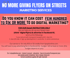Marketing services (Trainers,Members of KPopXonline.com)