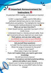 KPOPX FITNESS LEVEL 2 Instructors Course