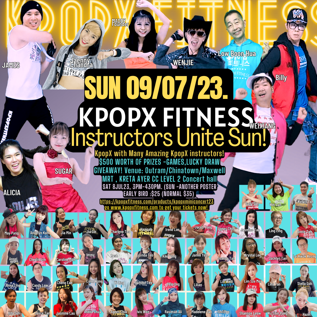 KPOPX Fitness :Instructors Unite! SOLD OUT!
