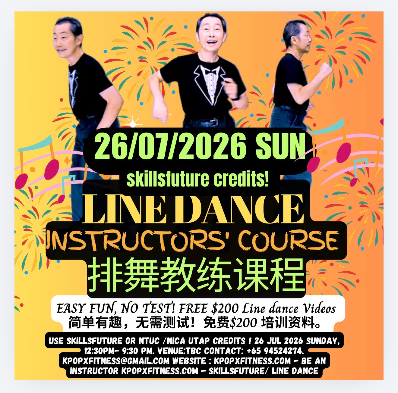 Line Dance Instructors' Course (Beginners level!)