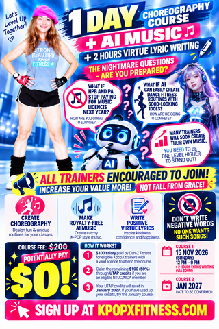 KPOPX FITNESS LEVEL 2 Instructors Course