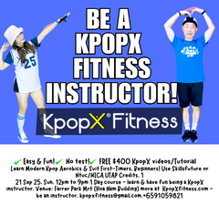 KpopX Fitness instructors' course SG (Welcome First-timers!) Skillsfuture avail