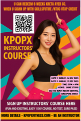 KpopX Fitness instructors' course SG (Welcome First-timers!) Skillsfuture avail
