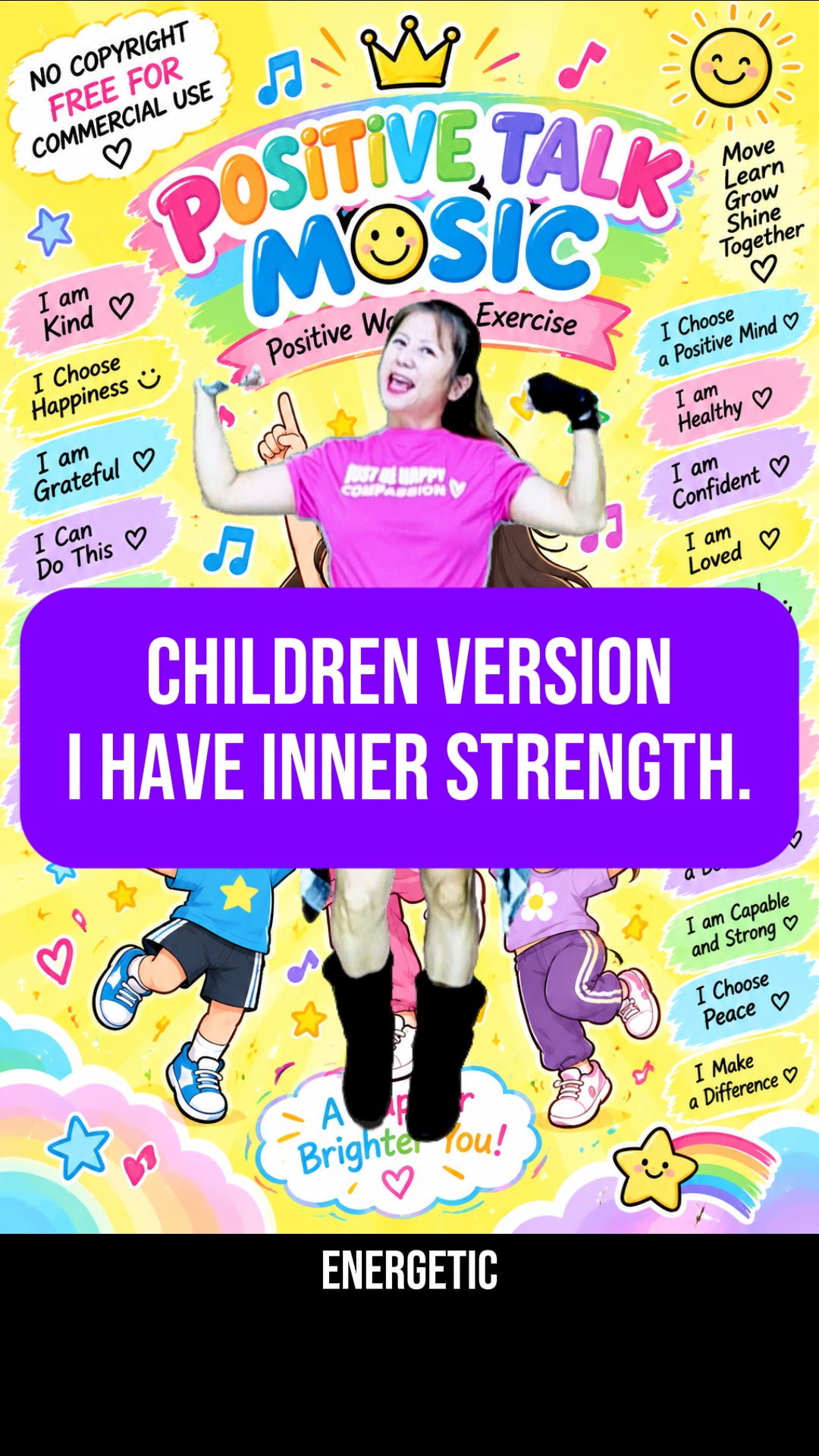 FREE! CHILDREN Song title: I have inner strength 140BPM -5:46min