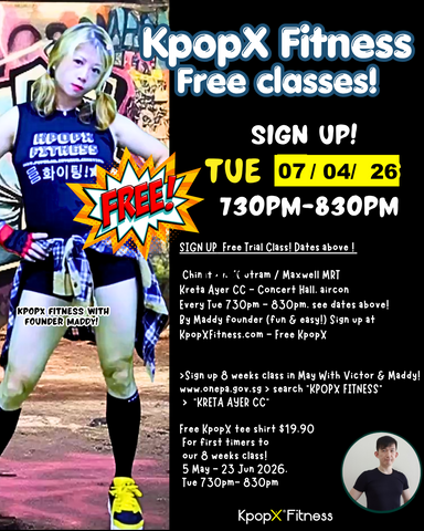 FREE  Tue 7 april 2026. 730PM - 830pm KPOPX