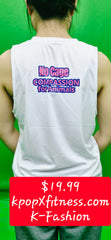 White, Black-Pink font Dri-Fit Sleeveless– Only $19.99 (normal $29.99)